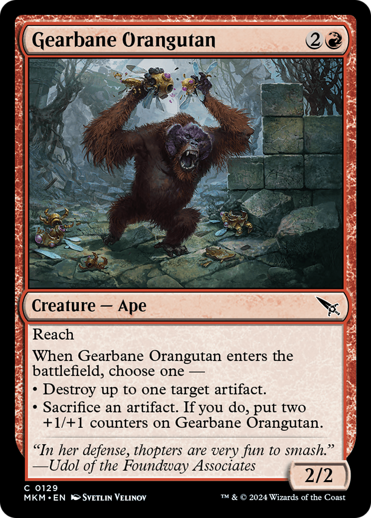 Gearbane Orangutan (MKM-129) - Murders at Karlov Manor