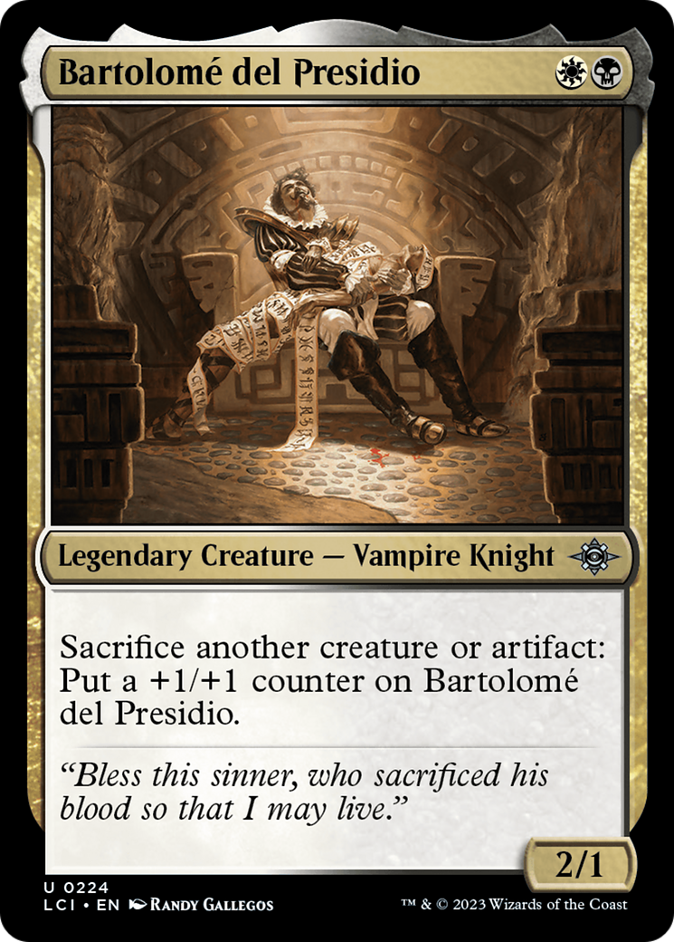 Bartolomé del Presidio⁣ - The Lost Caverns of Ixalan⁣ (Uncommon)⁣ [224]