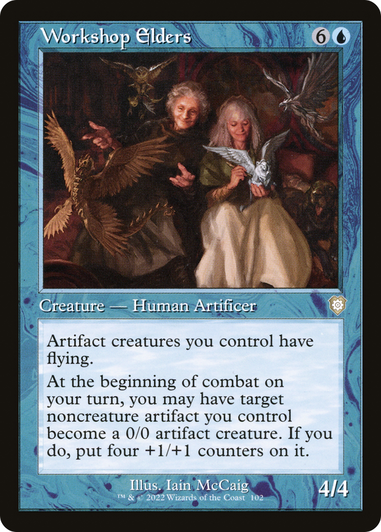 Workshop Elders⁣ - Commander: The Brothers' War⁣ (Rare)⁣ [102]