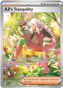 AZ's Tranquility 120/086  - Holofoil ME04 Chaos Rising - Special Illustration Rare