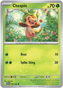 Chespin 005/086  ME04 Chaos Rising - Common
