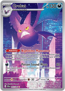 Crobat 093/086  - Holofoil ME04 Chaos Rising - Illustration Rare