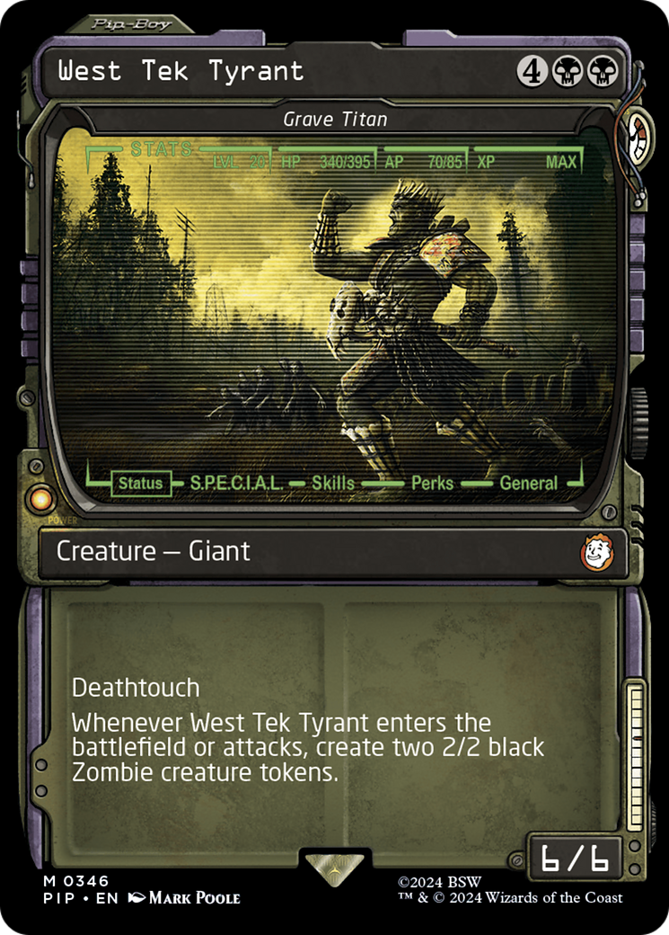 West Tek Tyrant - Grave Titan (Showcase) (PIP-346) - Fallout / West Tek Tyrant: (Showcase)