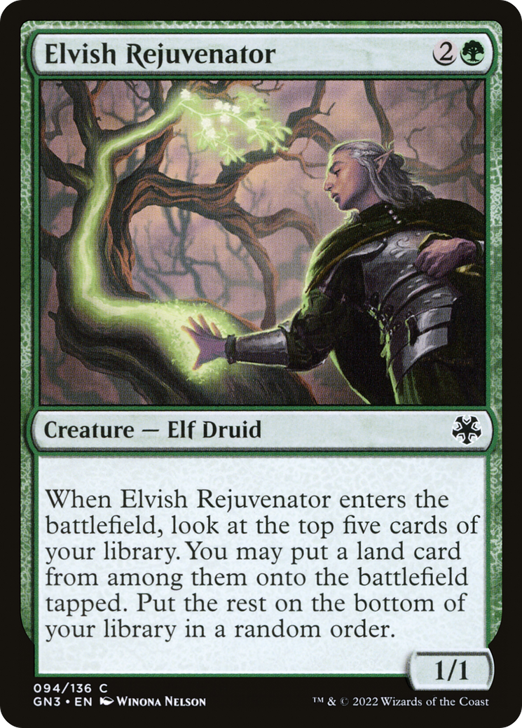 Elvish Rejuvenator⁣ - Game Night: Free For All⁣ (Common)⁣ [94]