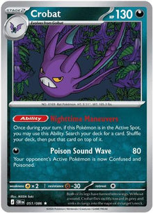 Crobat 051/086  Deck Exclusives - Rare
