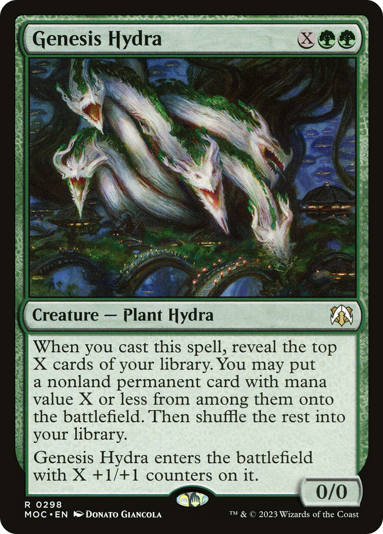 Genesis Hydra⁣ - Commander: March of the Machine⁣ (Rare)⁣ [298]