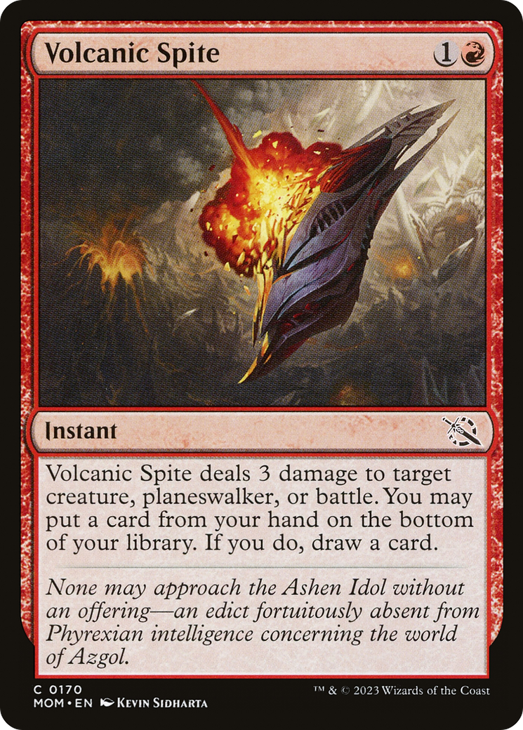 Volcanic Spite (MOM-170) - March of the Machine