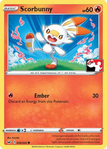 Scorbunny (Library Exclusive) 031  - Reverse Holofoil Miscellaneous Cards & Products - Common