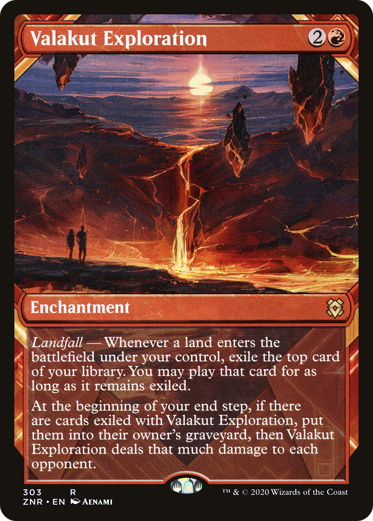 Valakut Exploration (Showcase) (ZNR-303) - Zendikar Rising: (Showcase) Foil
