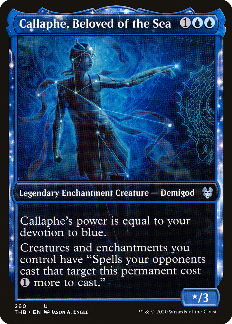 Callaphe, Beloved of the Sea⁣ - Theros Beyond Death: Extras⁣ (Uncommon)⁣ [260]