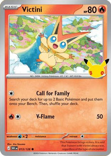 Victini 013  - Holofoil ME 30th Celebration - Common
