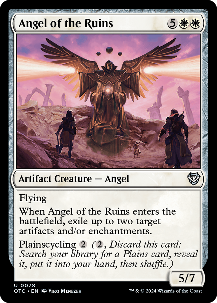 Angel of the Ruins⁣ - Commander: Outlaws of Thunder Junction⁣ (Uncommon)⁣ [78]