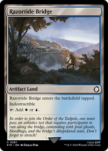 Razortide Bridge⁣ - Universes Beyond: Fallout⁣ (Common)⁣ [281]