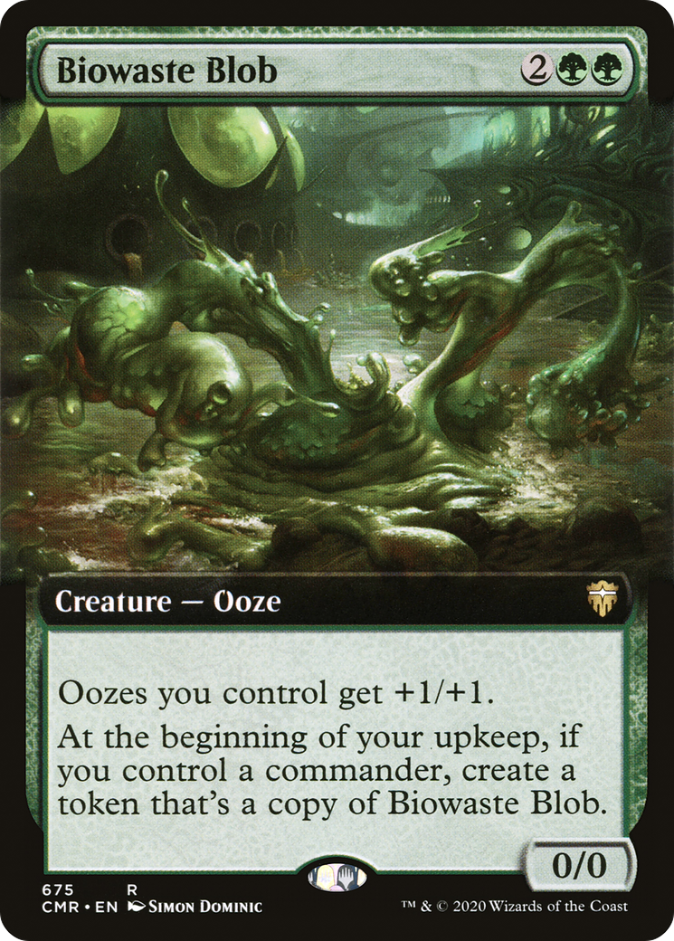 Biowaste Blob (Extended Art) (CMR-675) - Commander Legends: (Extended Art)