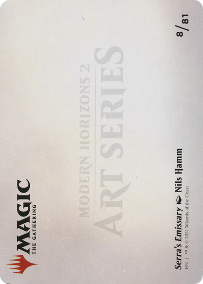 Serra's Emissary // Serra's Emissary (AMH2-008) - Modern Horizons 2 Art Series (Borderless) Foil