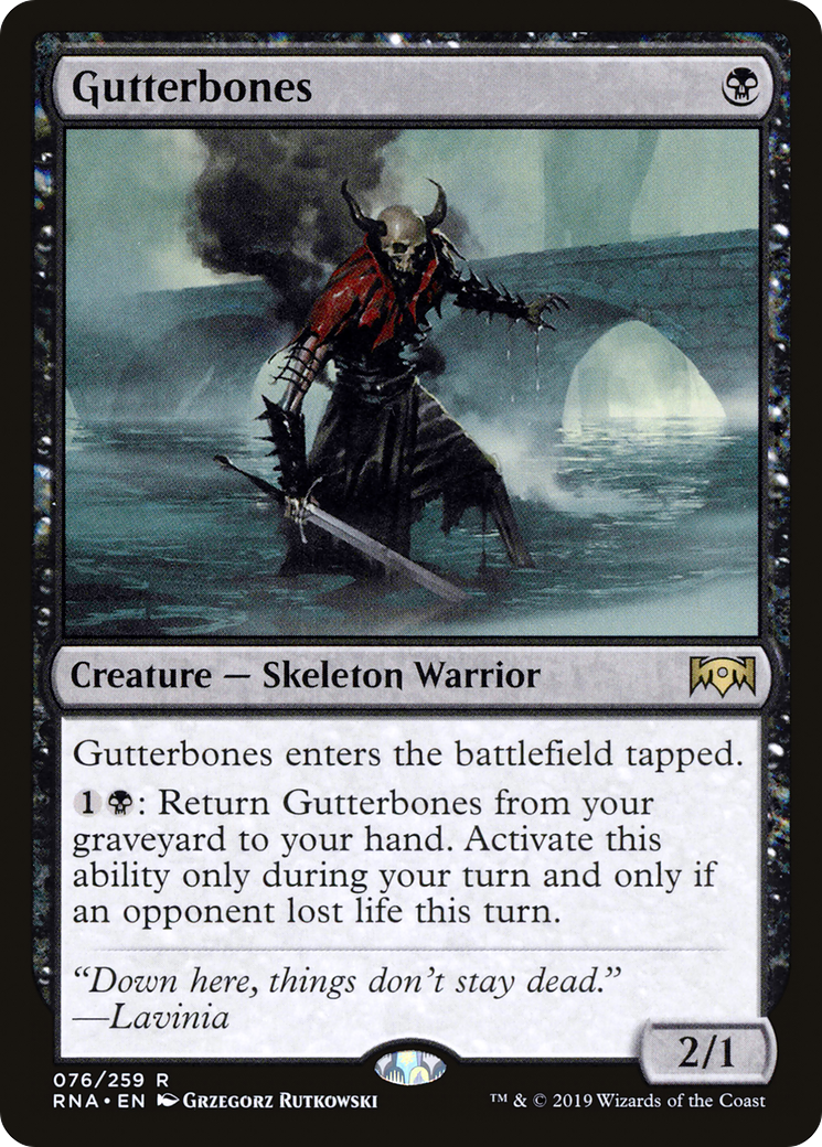 Gutterbones (RNA-076) - Ravnica Allegiance