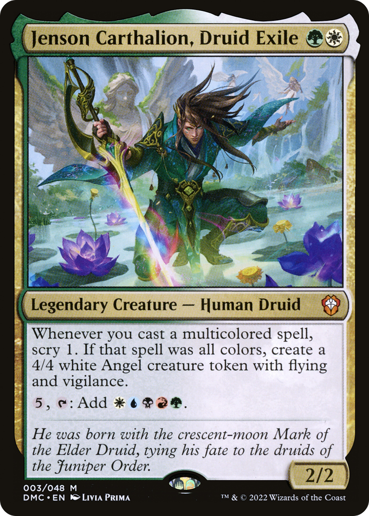 Jenson Carthalion, Druid Exile⁣ - Commander: Dominaria United⁣ (Mythic)⁣ [3]