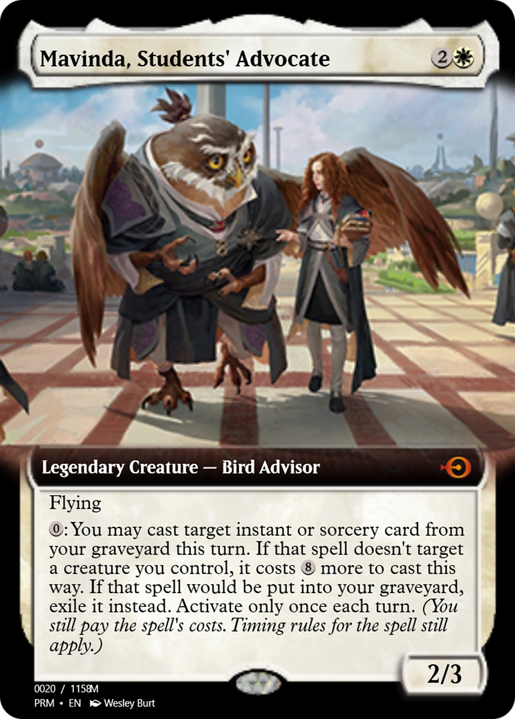Mavinda, Students' Advocate (PRM-90012) - Magic Online Promos