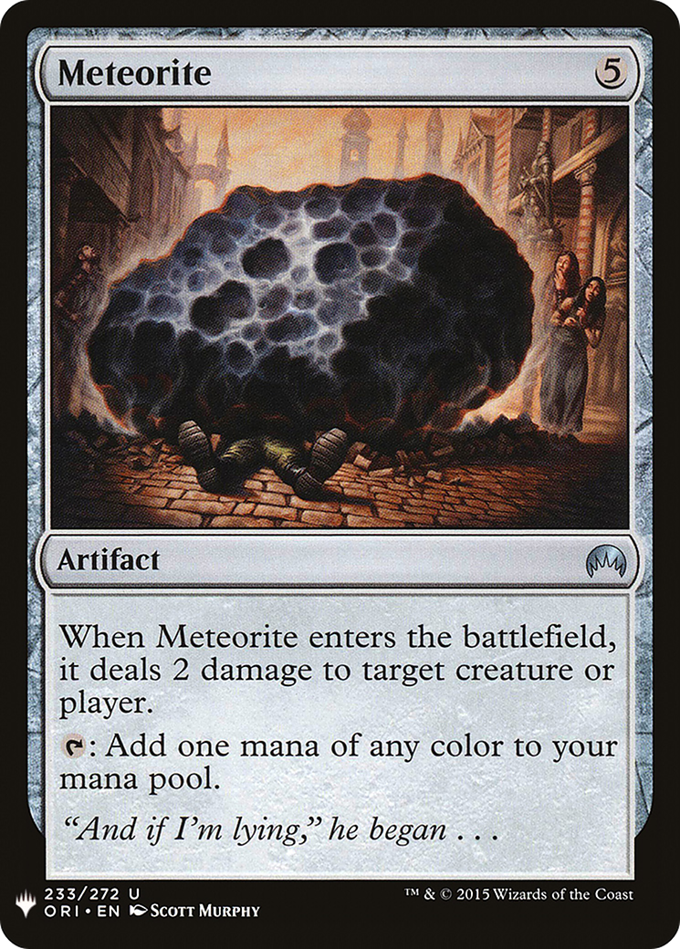 Meteorite (LIST-ORI-233) - The List