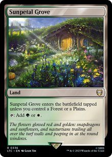 Sunpetal Grove⁣ - Commander: The Lord of the Rings: Tales of Middle-earth⁣ (Rare)⁣ [336]