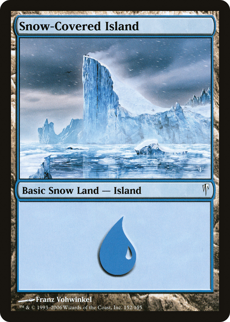 Snow-Covered Island (CSP-152) - Coldsnap Foil