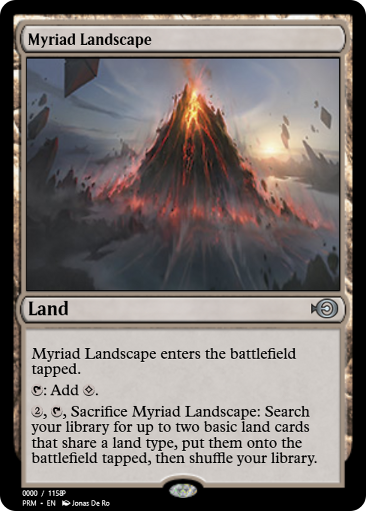 Myriad Landscape (PRM-83674) - Magic Online Promos Foil