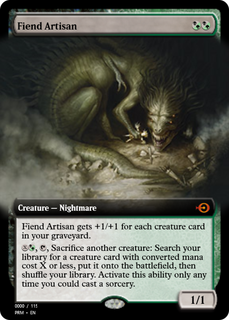 Fiend Artisan (PRM-80855) - Magic Online Promos Foil