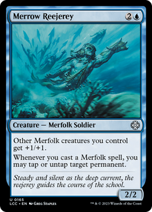 Merrow Reejerey⁣ - Commander: The Lost Caverns of Ixalan⁣ (Uncommon)⁣ [165]