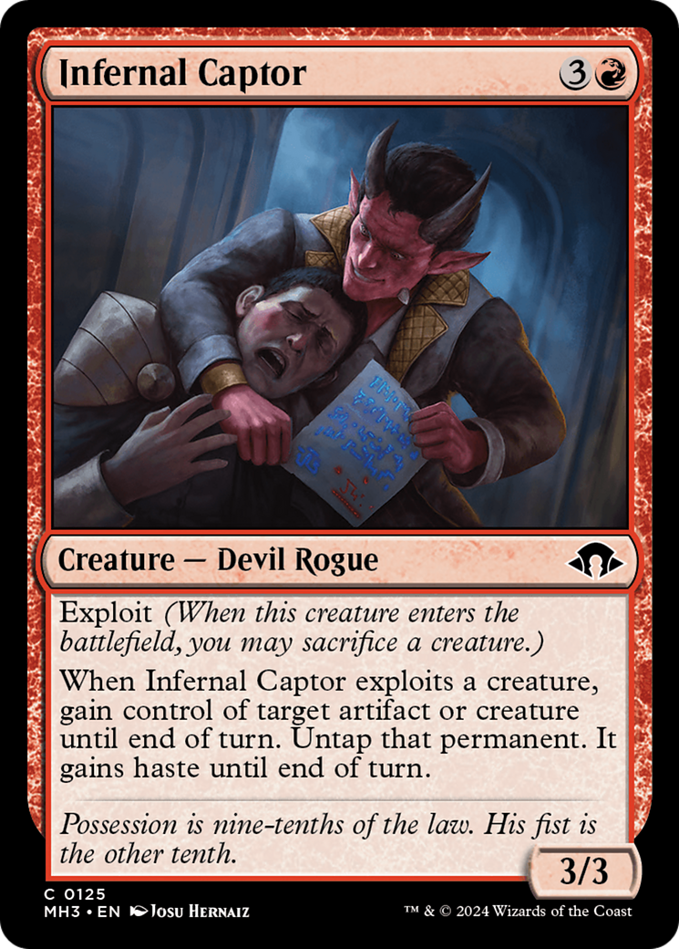 Infernal Captor⁣ - Modern Horizons 3⁣ (Common)⁣ [125]