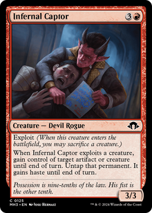 Infernal Captor⁣ - Modern Horizons 3⁣ (Common)⁣ [125]