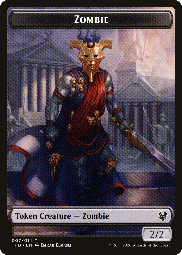 Zombie (TTHB-007) - Theros Beyond Death Tokens Foil
