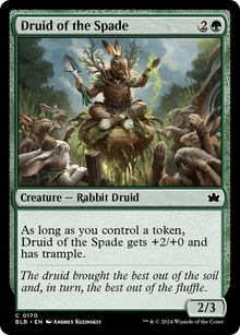 Druid of the Spade⁣ - Bloomburrow⁣ (Common)⁣ [170]