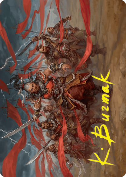 Alesha, Who Laughs at Fate // Alesha, Who Laughs at Fate (AFDN-014) - Foundations Art Series (Borderless) Foil