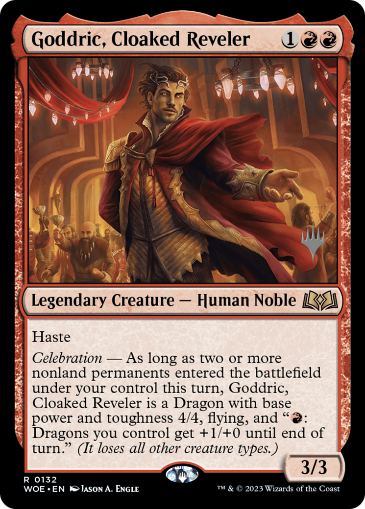 Goddric, Cloaked Reveler (PPWOE-132P) - Wilds of Eldraine Promos Foil