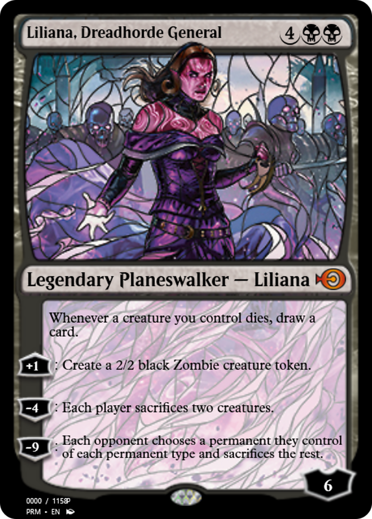 Liliana, Dreadhorde General (PRM-78017) - Magic Online Promos