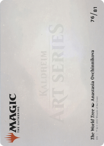 The World Tree // The World Tree (AKHM-076) - Kaldheim Art Series (Borderless) Foil