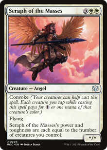 Seraph of the Masses⁣ - Commander: March of the Machine⁣ (Uncommon)⁣ [205]