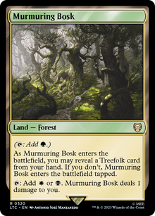Murmuring Bosk⁣ - Commander: The Lord of the Rings: Tales of Middle-earth⁣ (Rare)⁣ [320]
