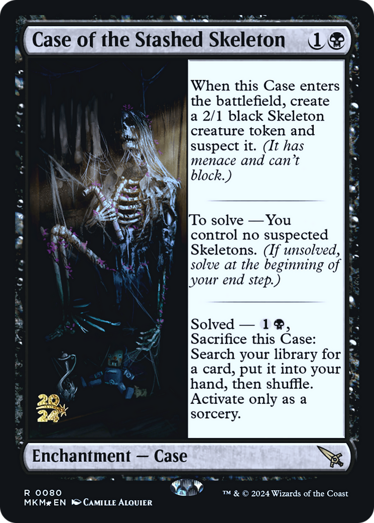 Case of the Stashed Skeleton (PRE-80S) - Murders at Karlov Manor Promos Foil