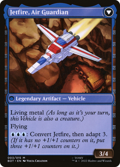 Jetfire, Ingenious Scientist (BOT-003) - Transformers: (convertdfc)