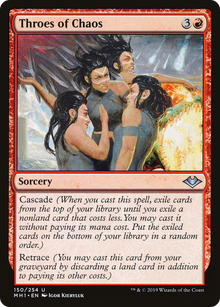 Throes of Chaos (MH1-150) - Modern Horizons Foil