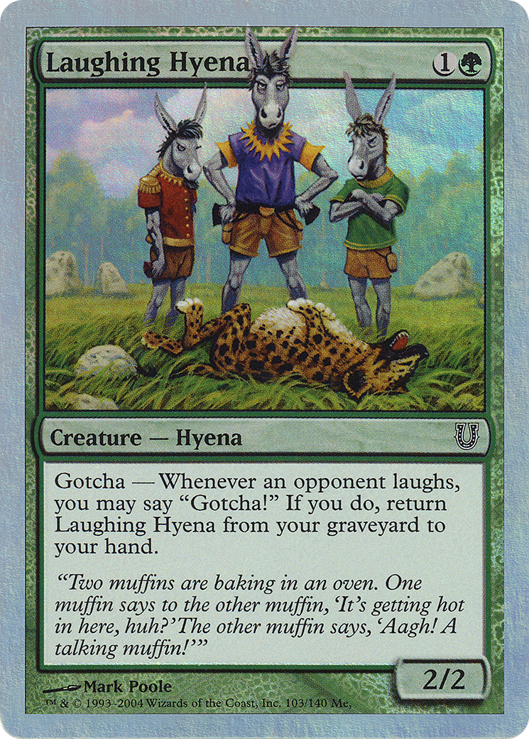 Laughing Hyena (UNH-103★) - Unhinged Foil