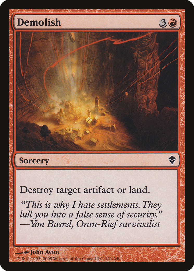 Demolish (ZEN-121) - Zendikar Foil