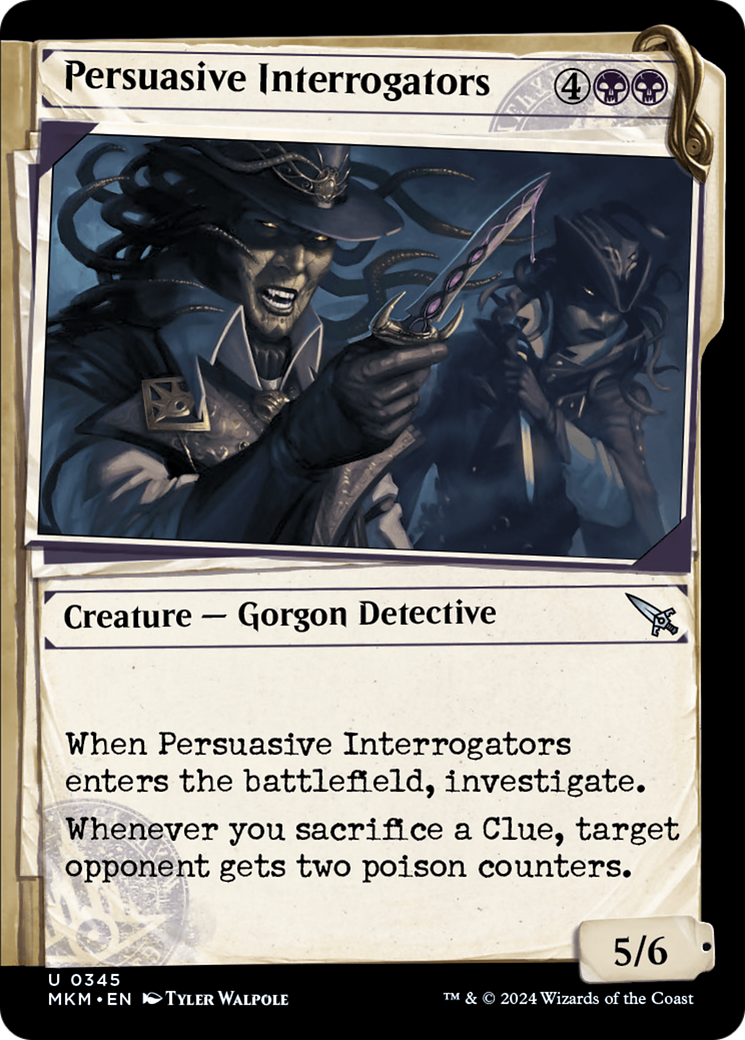 Persuasive Interrogators⁣ - Murders at Karlov Manor: Extras⁣ (Uncommon)⁣ [345]