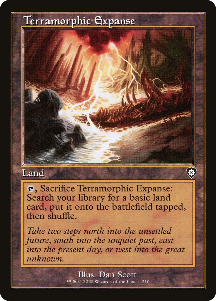 Terramorphic Expanse⁣ - Commander: The Brothers' War⁣ (Common)⁣ [210]