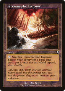 Terramorphic Expanse⁣ - Commander: The Brothers' War⁣ (Common)⁣ [210]