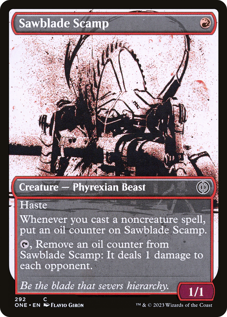 Sawblade Scamp (V.1)⁣ - Phyrexia: All Will Be One: Extras⁣ (Common)⁣ [292]