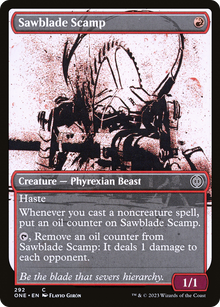 Sawblade Scamp (V.1)⁣ - Phyrexia: All Will Be One: Extras⁣ (Common)⁣ [292]