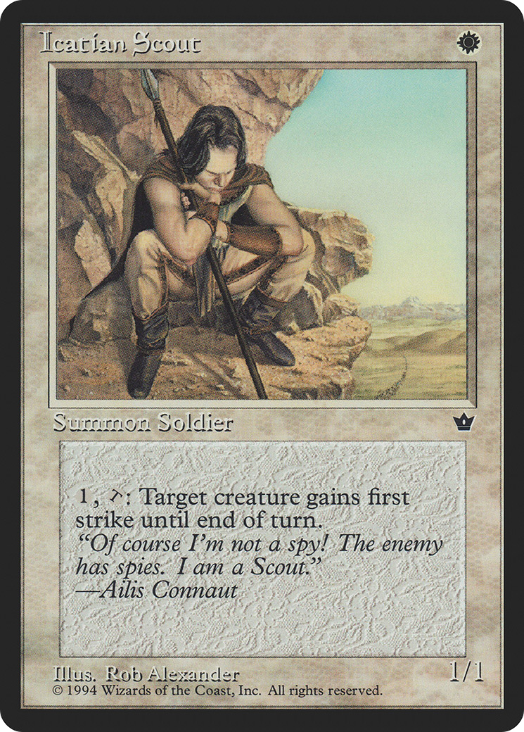 Icatian Scout (Alexander) (FEM-13C) - Fallen Empires