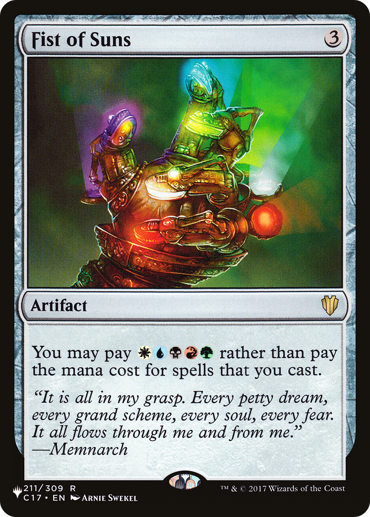Fist of Suns (LIST-C17-211) - The List